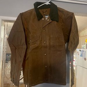 Vintage Filson 620 Tin Cloth Field Jacket Hunting Waxed Canvas Made in US Medium